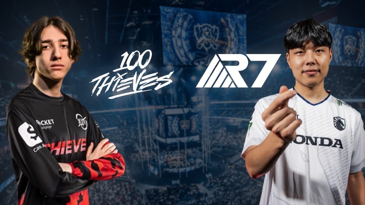 100 Thieves vs Movistar R7 League of Legends Worlds 2024 Playin Match